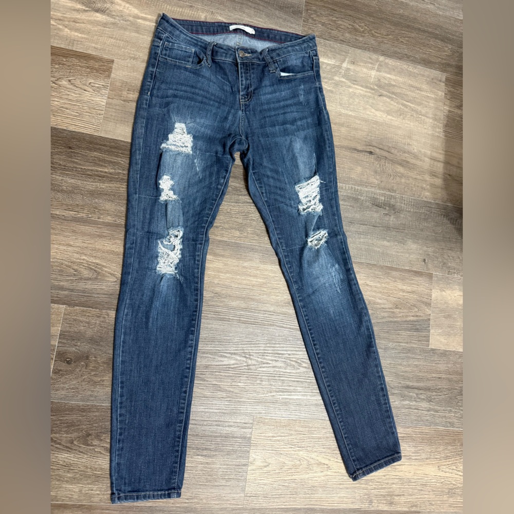 Cello Distressed Blue Jeans